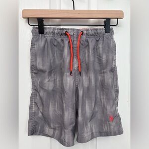 Spyder Kids Gray Shorts with Orange Drawstrings 7/8